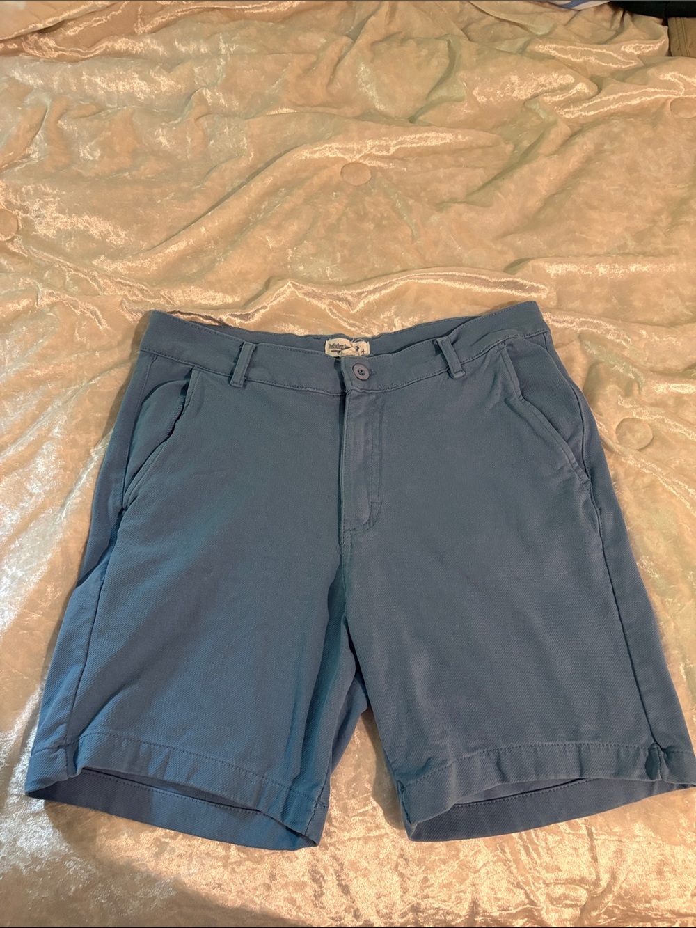 Men's Blue Casual Cotton Shorts